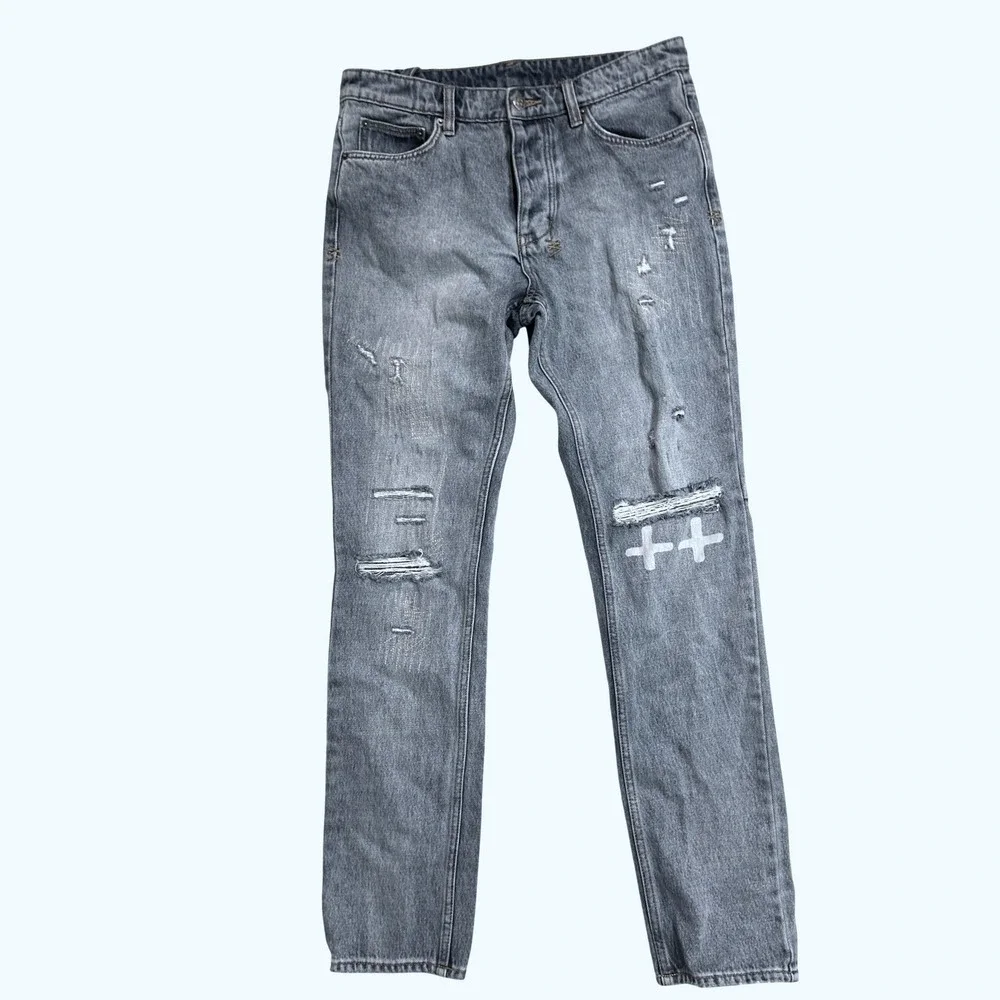 Ksubi Chitch Plus One Jeans‎ 098 Denim Distressed Blue Mens 33 5000006702